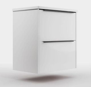 Тумба под раковину La Fenice Tesoro FNC-01-TES-PB-60-2 Белая матовая 60 см